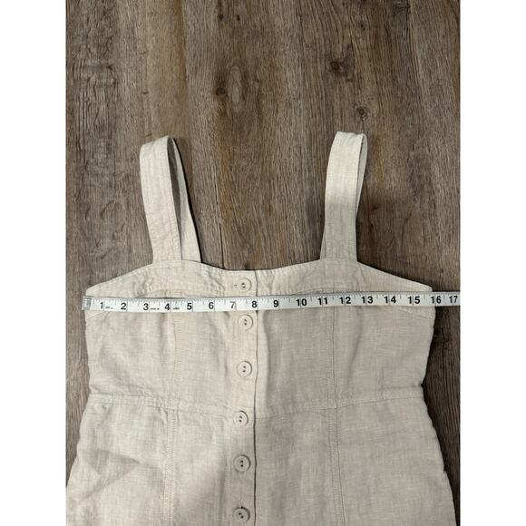 Garnet Hill Women’s Linen Jumpsuit Size 2 - Picture 7 of 11